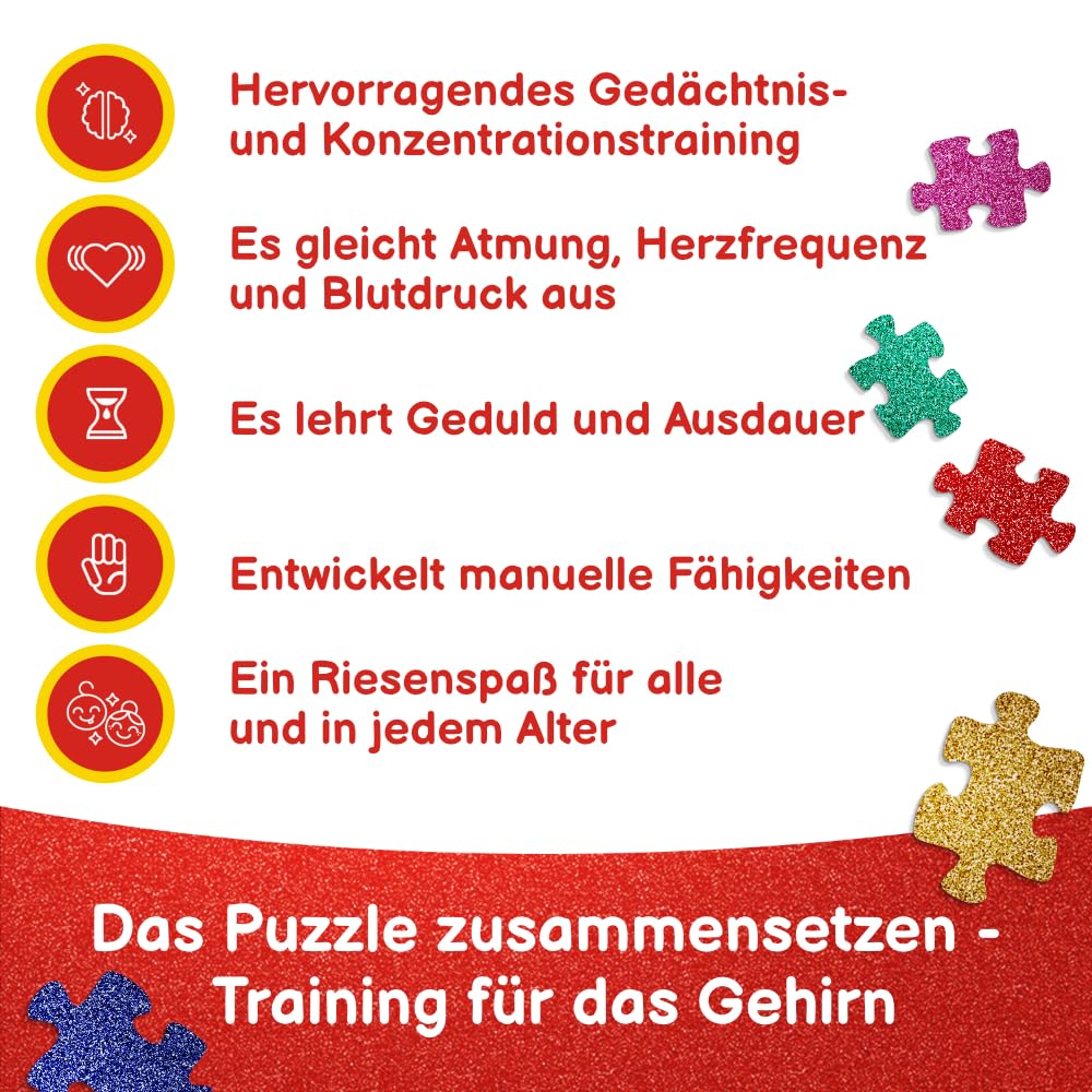 Trefl Glitter Puzzle 100 piese Gabby's Dollhouse
