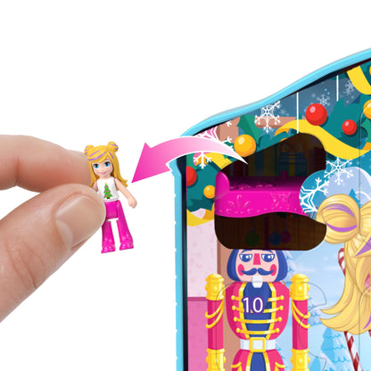 Polly Pocket Calendar Advent Casa Turta Dulce, 24 surprize