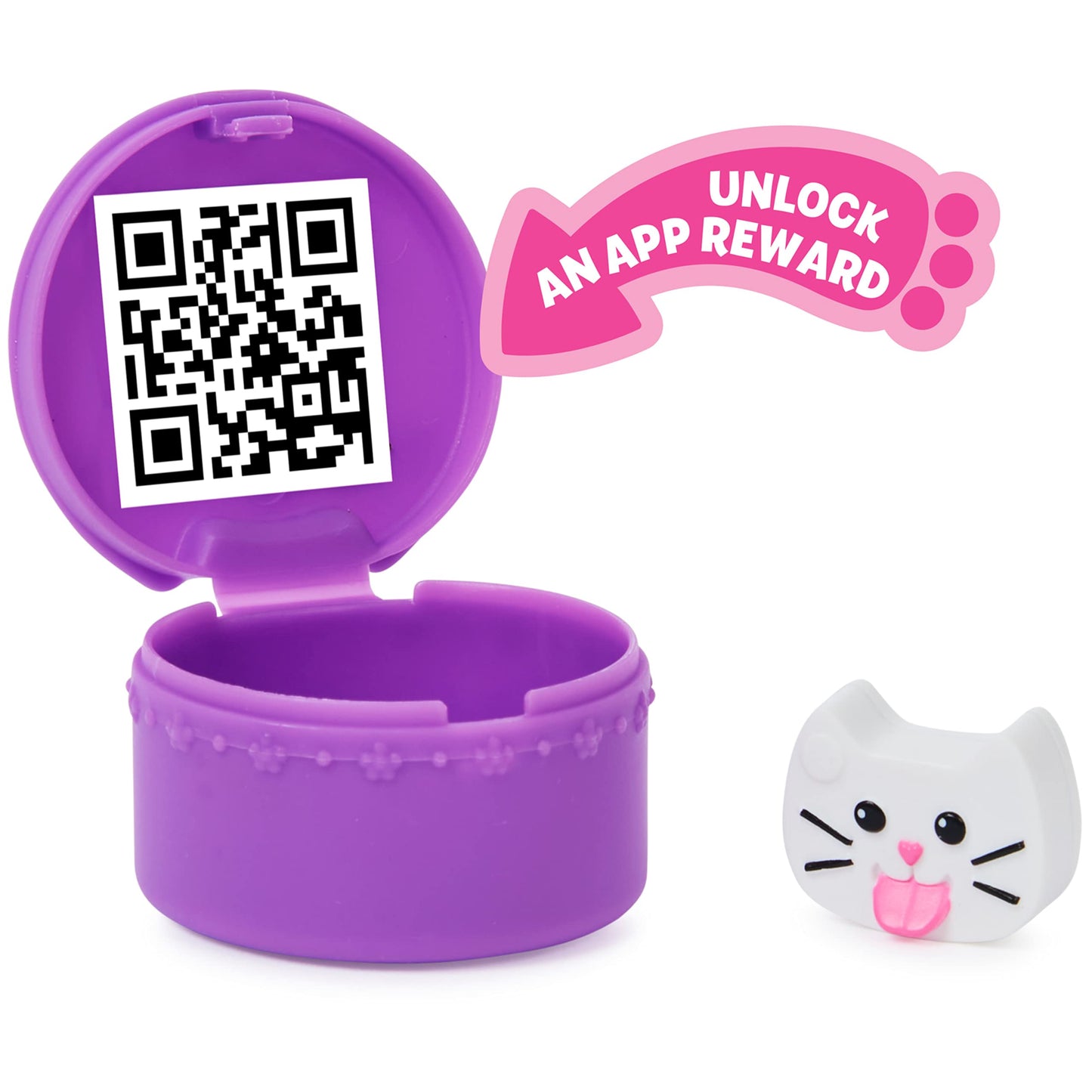 DREAMWORKS GABBY'S DOLLHOUSE - Set cadou cu figurine, Gabby cu 6 figurine de pisici și 1 cutie surpriză Cat Delivery, potrivit pentru copii de la 3 ani