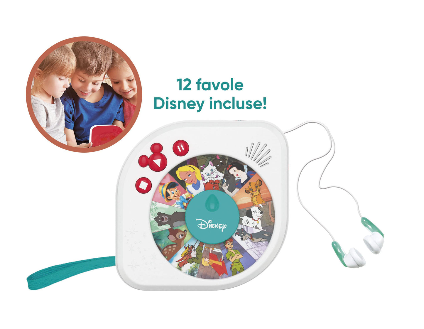 Clementoni 17674 Povestitor Disney, 3+ ani (italiana)