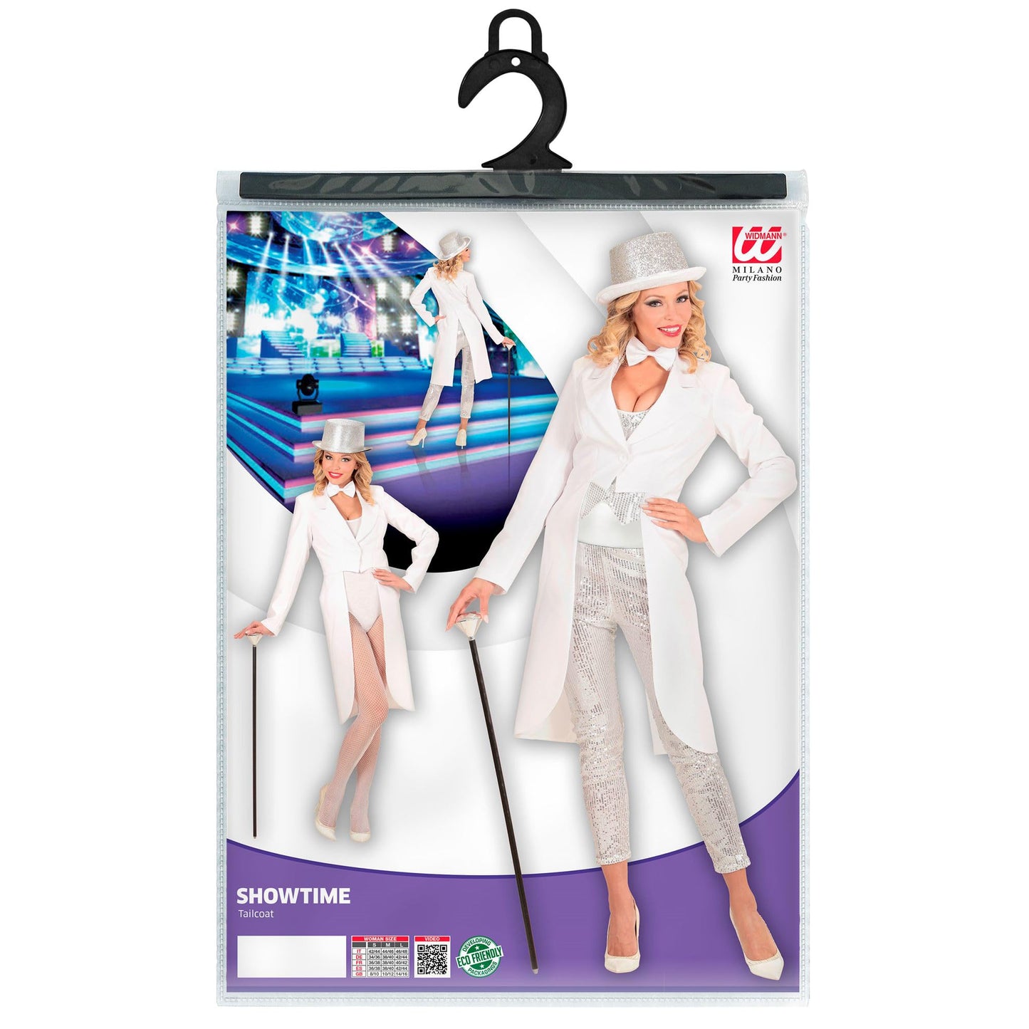 W WIDMANN MILANO Party Fashion Costum Frac pentru Femei Showgirl Carnaval Petrecere Tematică