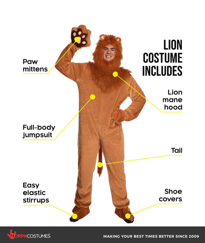 Morph Costum Leu Adulti Salopeta, XL