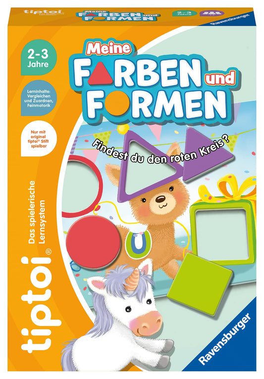 Ravensburger tiptoi Spiel 00168 - Culorile și Formele Mele, Joc educativ pentru copii de la 2 ani