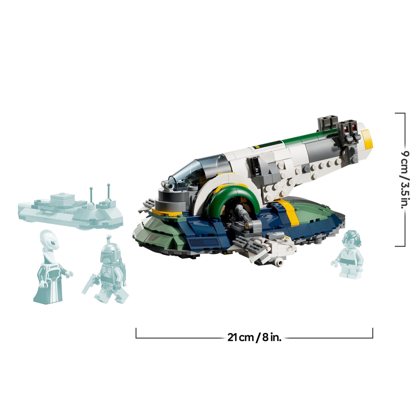 LEGO Star Wars Angriff der Klonkrieger Set de construcție Nave spațiale 707 piese de la 9 ani