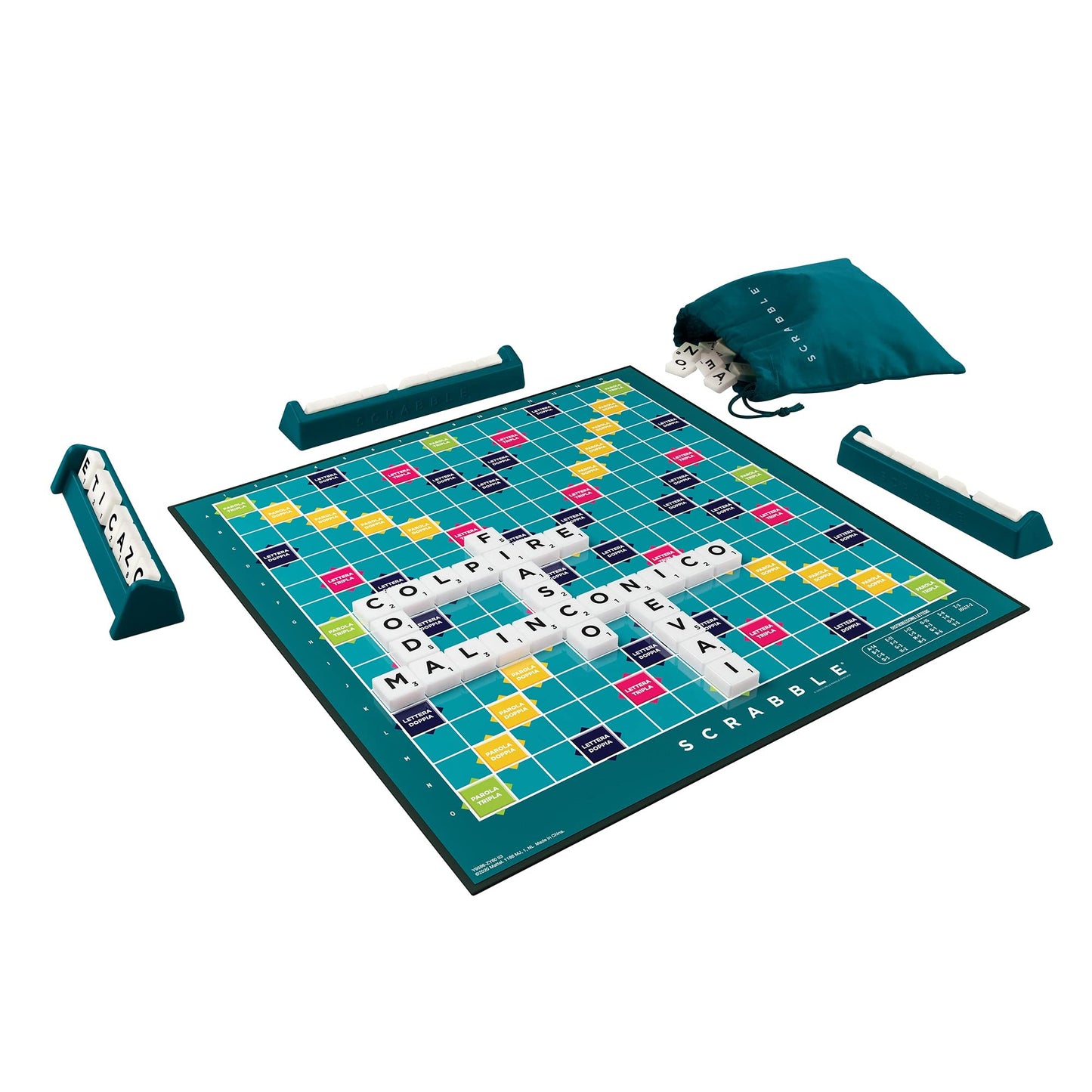 Mattel Games Scrabble Original, 10+ ani (versiune italiană)