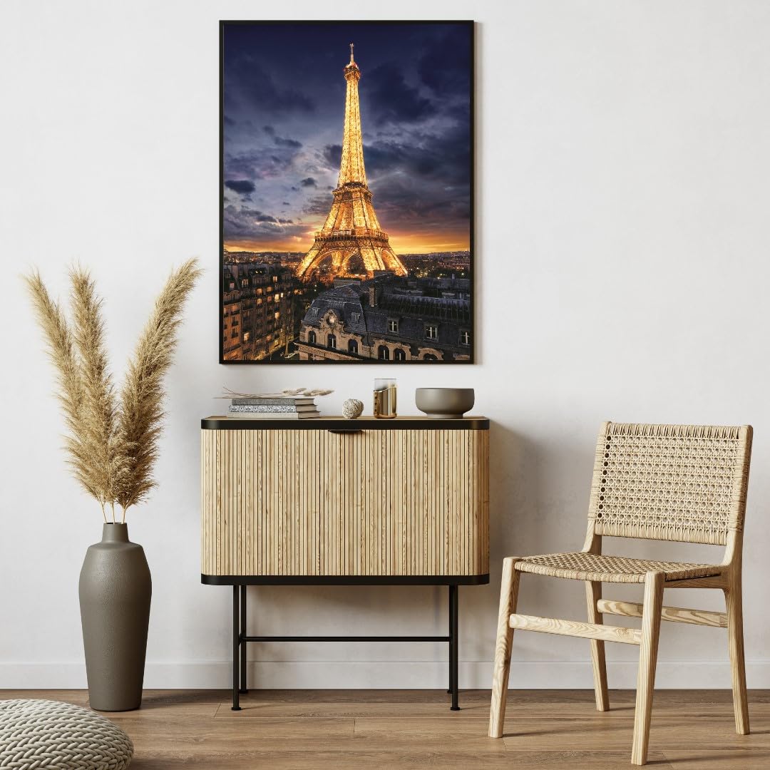 Clementoni 39514 Turnul Eiffel – Puzzle 1000 piese, joc de îndemânare pentru întreaga familie, joc colorat de asamblare, puzzle pentru adulți de la 14 ani