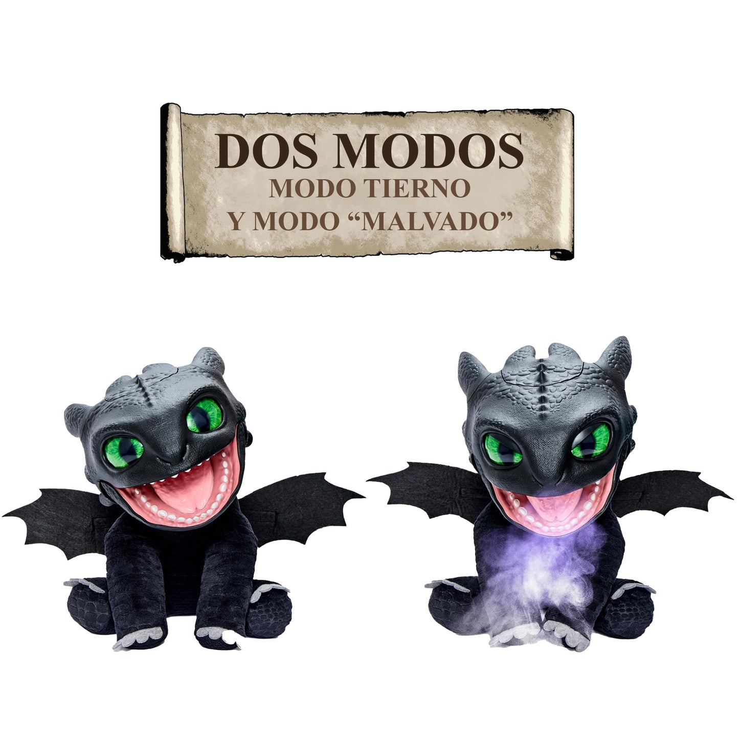 Famosa Toothless Marionetă electronică 30 cm, 6+ ani