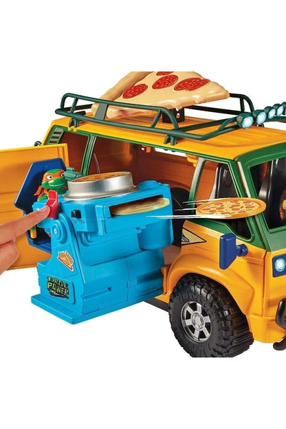 TMNT Mutant Mayhem Furgoneta Pizza Fire Delivery, 4-7 ani