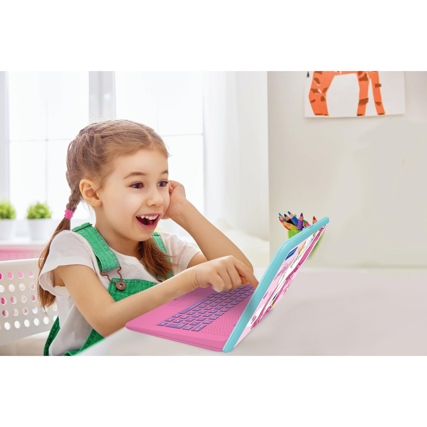 Lexibook Laptop educativ bilingv Einhorn, 124 activități