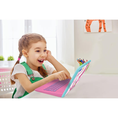Lexibook Laptop educativ bilingv Einhorn, 124 activități