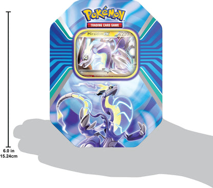 Cutie de colecție Pokémon 210-60309 Paldea - Legende din jocul de cărți, Miraidon (carte holografică și 4 pachete de extensie), ediție italiană, multicolor.