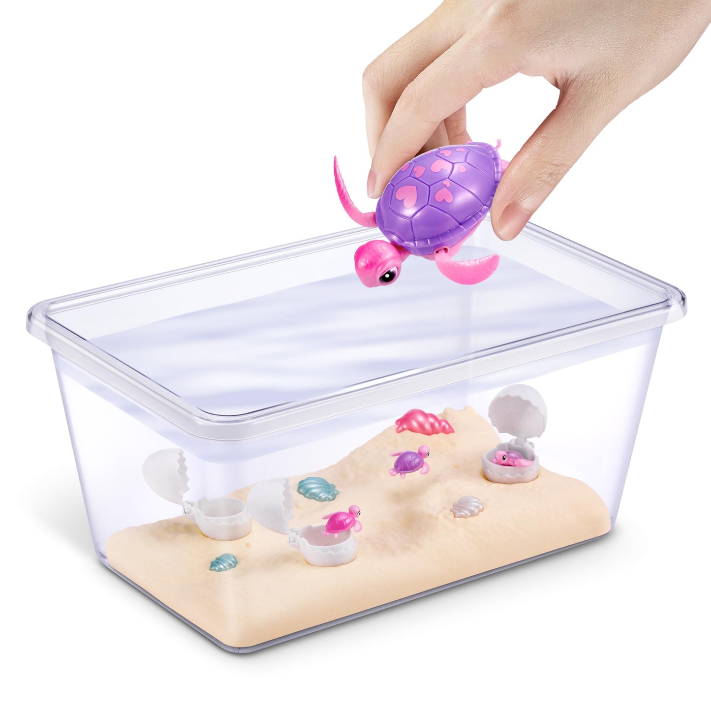Jucărie Robot Pets Alive Mommy Turtle Surprise von ZURU, Țestoasă