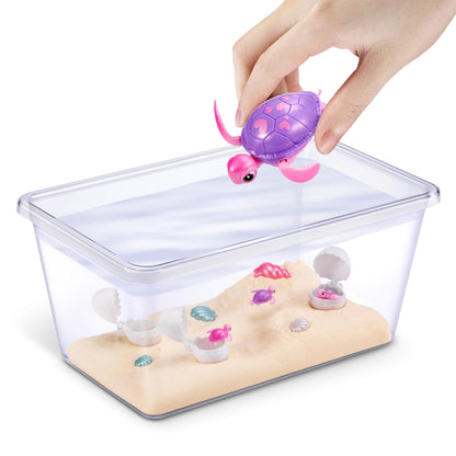 Jucărie Robot Pets Alive Mommy Turtle Surprise von ZURU, Țestoasă