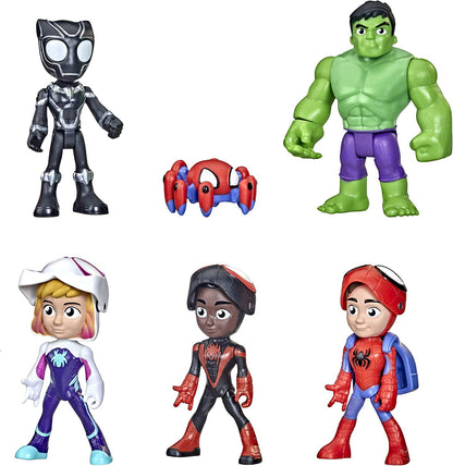 Set de Acțiune Hasbro Spidey și Prietenii Săi, Multipack cu Figuri Mascarade, 10 cm, pentru Copii de la 3 Ani F1486