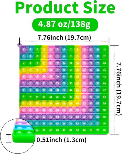 YIZHIXIANGQ Pop It Tabla Multiplicare Antistres