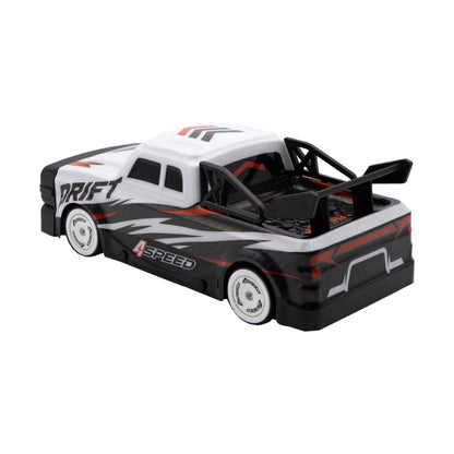 Mașină de drift și stunt cu telecomandă Silverlit 70013 - 4 viteze, 2,4 GHz, alb/negru, 24 cm