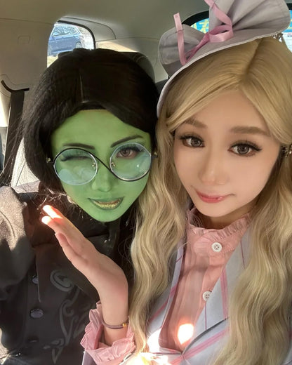 Costum de Halloween pentru femei Elphaba, Vrăjitoarea Wicked, CR ROLECOS, Outfit XXL