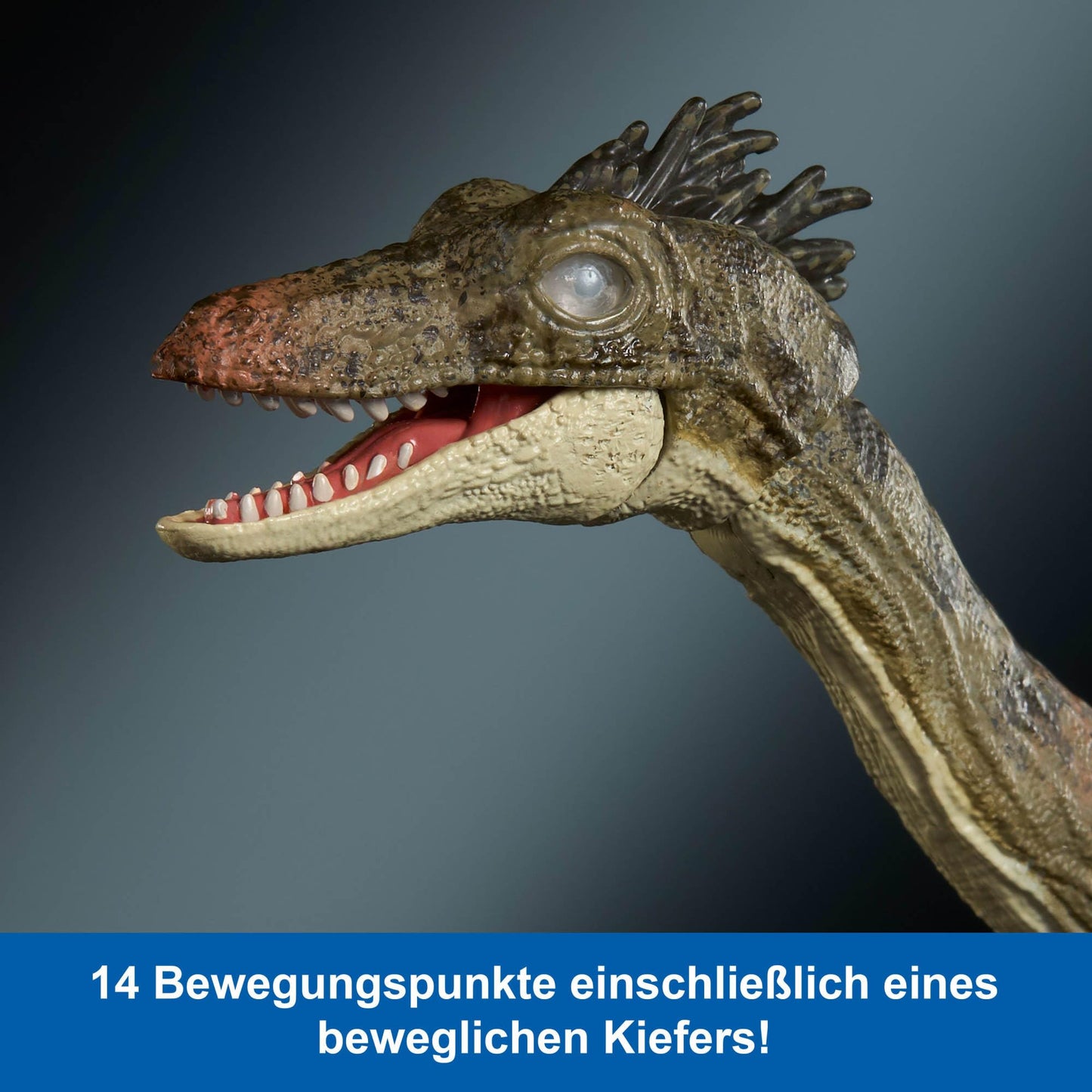 Mattel Jurassic World Hammond Collection Figurina de acțiune dinozaur Troodon 14 puncte de articulație 8+ ani (gri)
