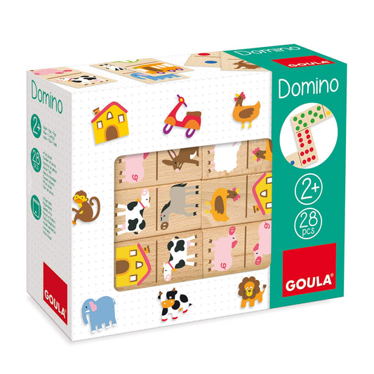Goula Domino Animale, 28 piese