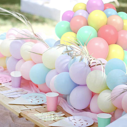QIFU Set 52 Baloane Pastel Macaron pentru Petrecere
