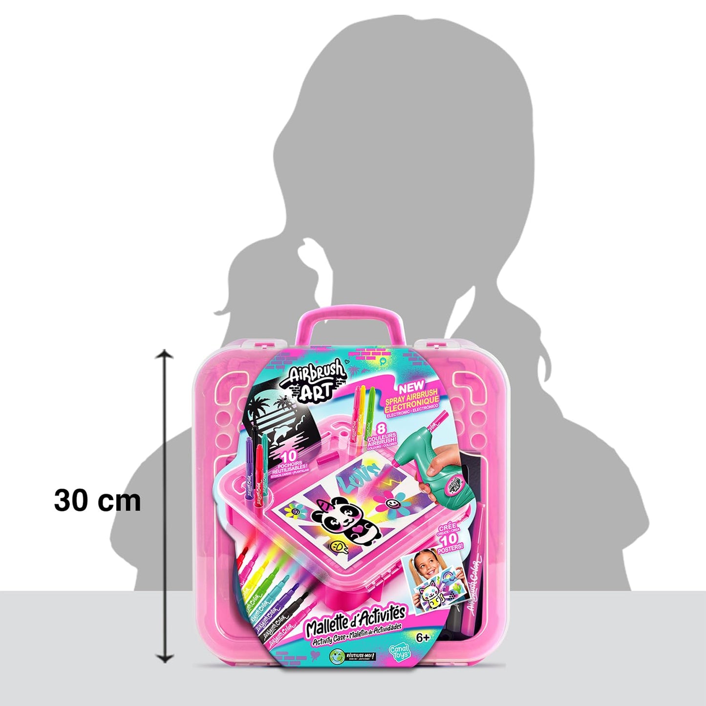 Canal Toys AIR 017 Set Airbrush Art, 6+ ani