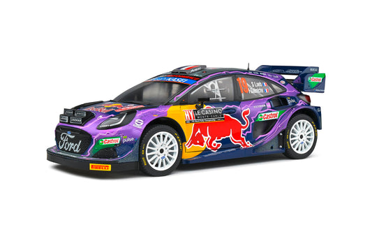 Solido Ford Puma WRC #19 Mașinuță Diecast de colecție 1:18 Rallye Monte Carlo 2022 3+ ani (lila)