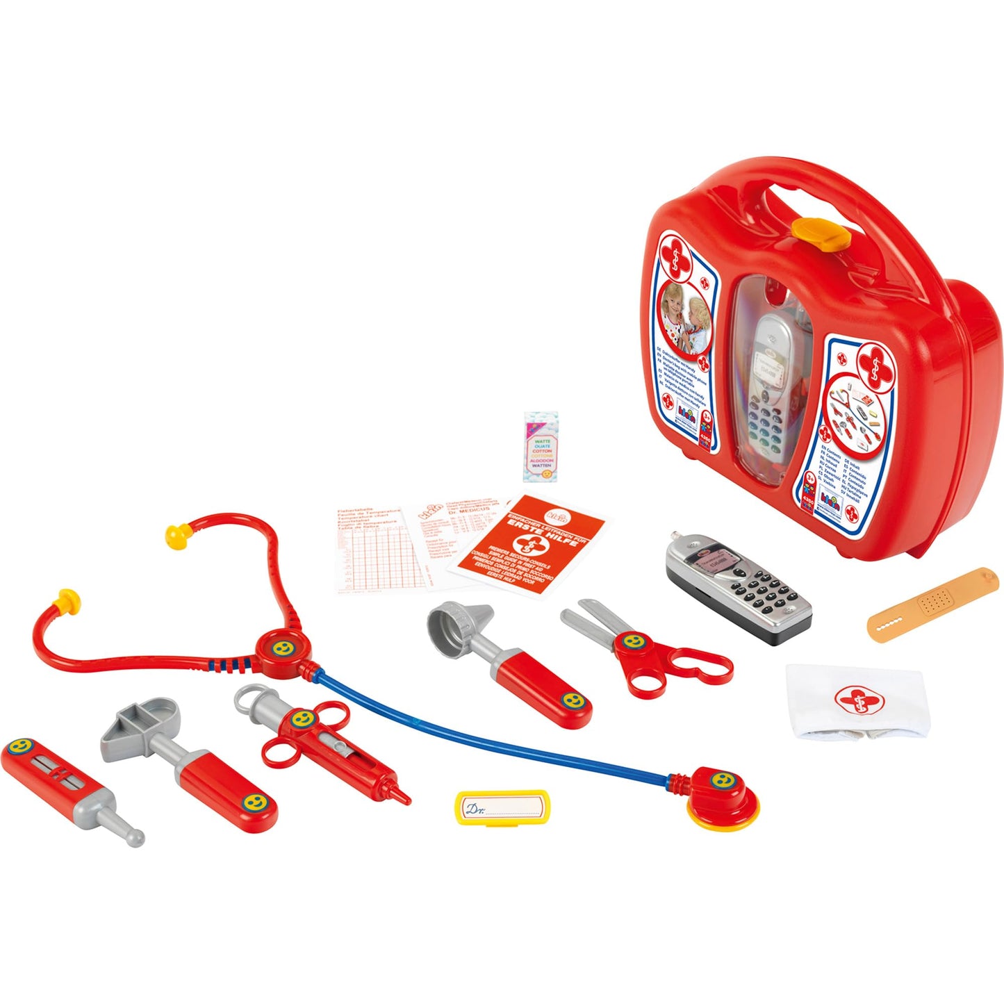 Theo Klein 4350 Set de joacă Doctor cu Telefon Jucărie și Accesorii Medicale pentru Copii de la 3 Ani