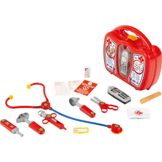 Theo Klein 4350 Set de joacă Doctor cu Telefon Jucărie și Accesorii Medicale pentru Copii de la 3 Ani