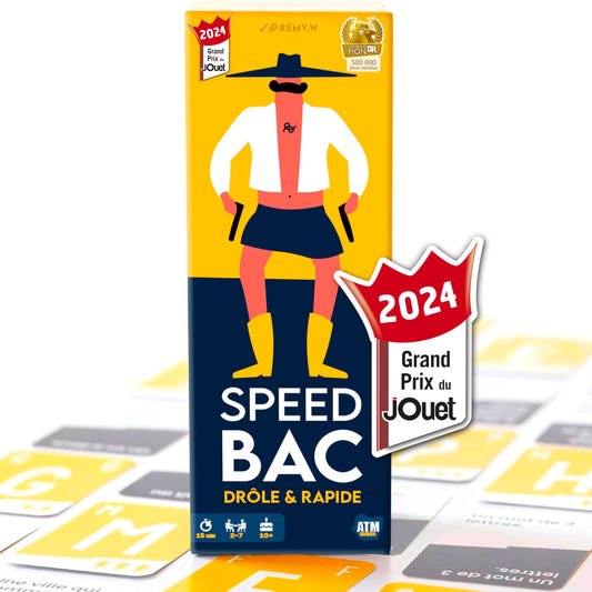 ATM Gaming Speedbac – Joc de societate pentru familie și prieteni – perfect pentru distracție – 2 până la 7 jucători