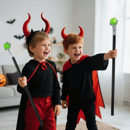 KYOEOE Băț Magic Halloween Maleficent, 4 piese, 108 cm