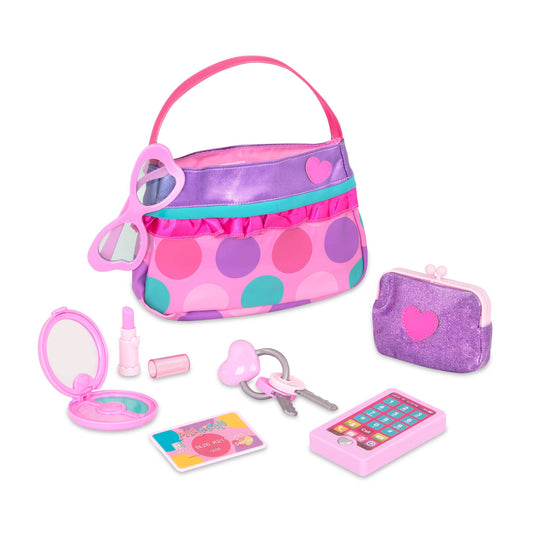 Battat Geantă Prințesă cu accesorii, 8 piese, 3+ ani