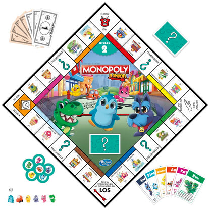 Monopoly Junior Joc de societate 2 in 1, 4+ ani