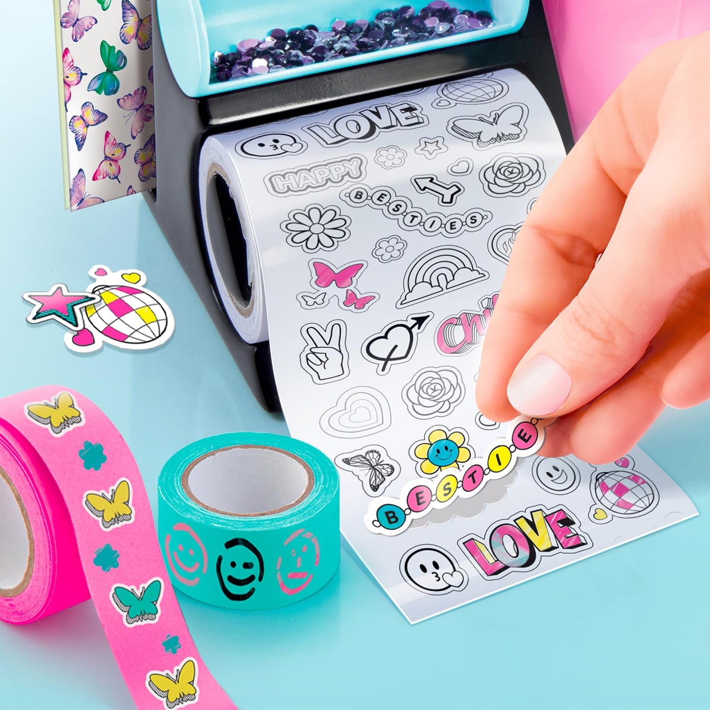 Canal Toys Style 4 Ever Set de scrapbooking 3-în-1 150+ elemente creative de la 6 ani