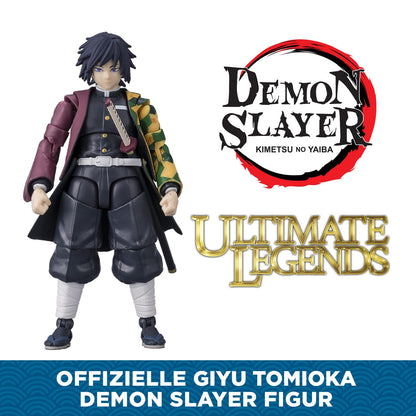 BANDAI Demon Slayer Giyu Tomioka Figurină 12 cm, 4+ ani