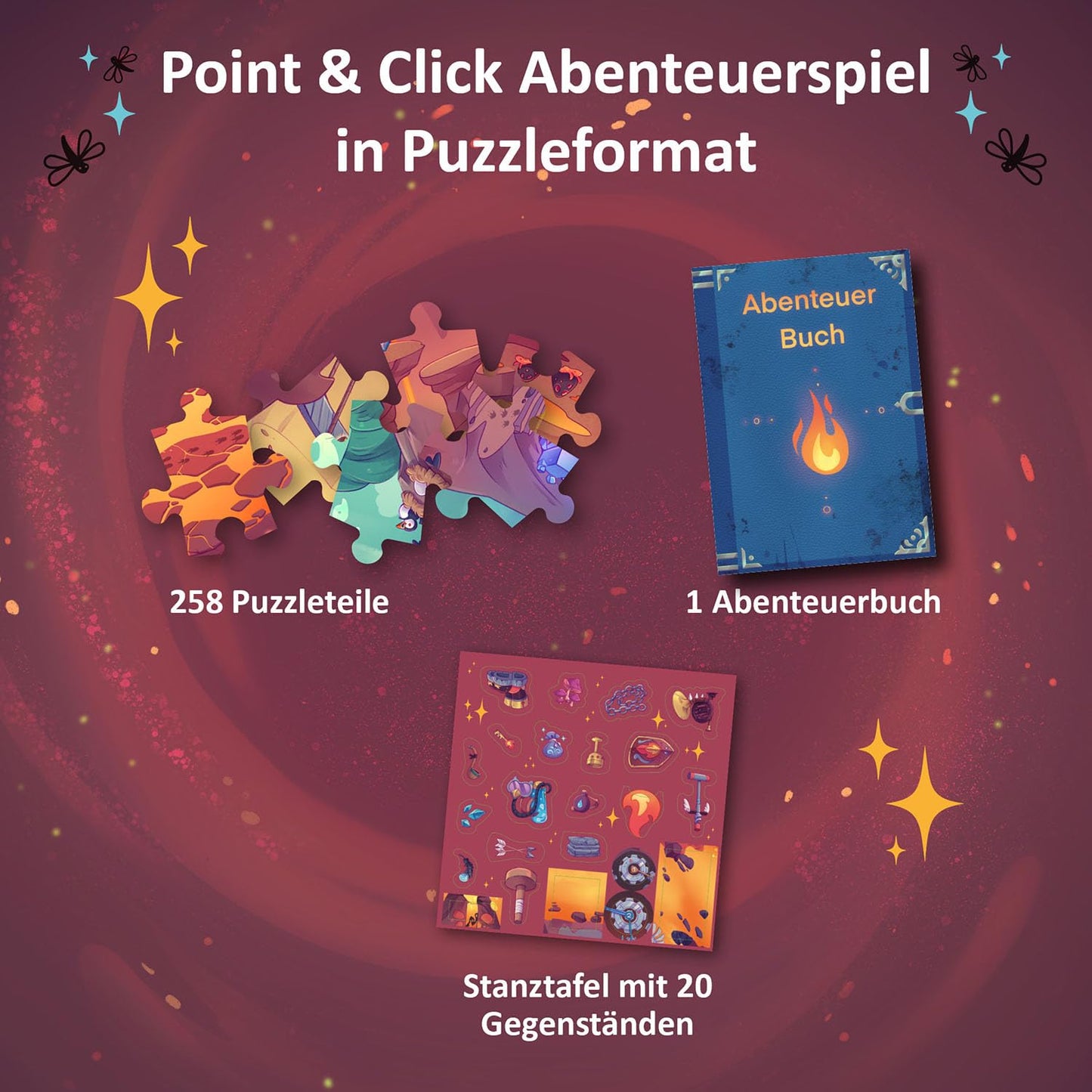 Kosmos 684853 Puzzle Aventură Vulcan, 258 piese, 8+ ani
