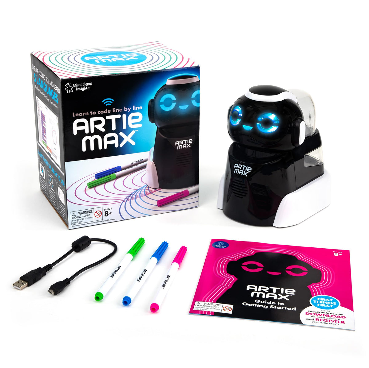 Educational Insights Artie Max Robot de desen, 8-12 ani
