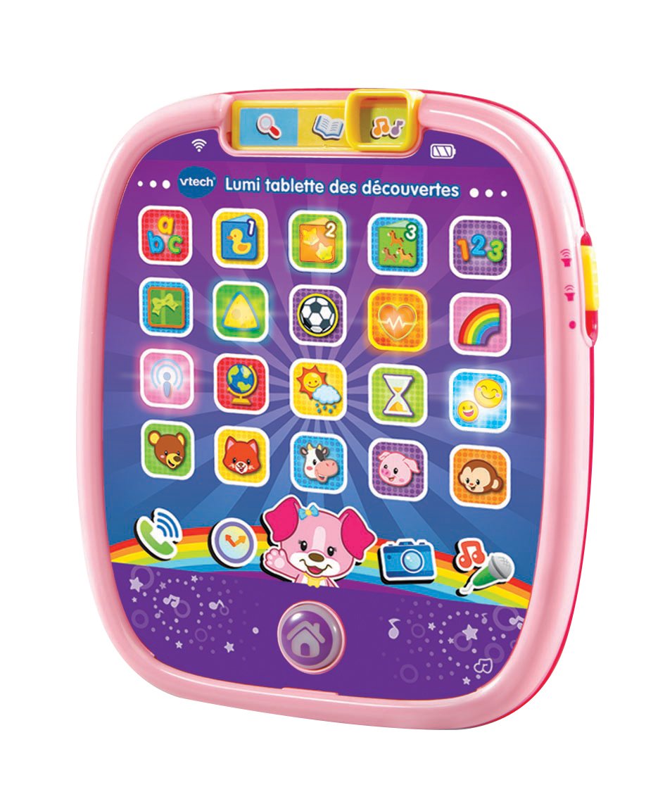 Tableta VTech Lumi pentru descoperiri, 602955, Roz – versiune în limba franceză