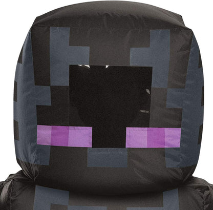 Costum gonflabil Enderman pentru Copii, Negru