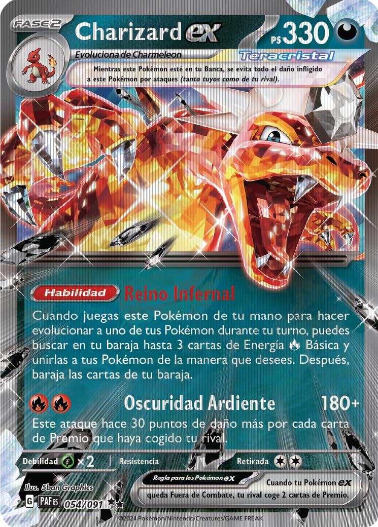 Pokémon TCG Set de cărți colecție specială aprilie 5 pachete booster 3 cărți promo cod joc de la 3 ani (spaniolă)