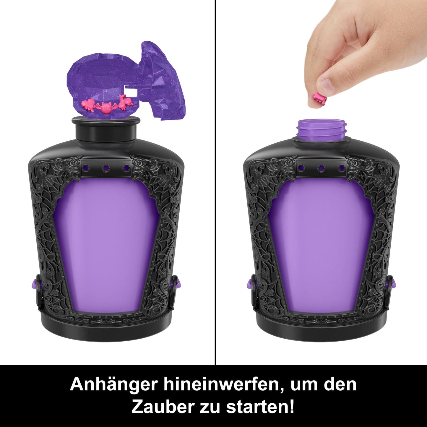 Monster High HYB10 Mini-papusi Potiuni Magice, 7 cm