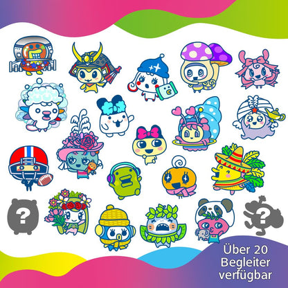 Bandai - Tamagotchi Uni - Tamagotchi conectabil cu ceas de mână - Animal interactiv Tamagotchi - Tamagotchi în limba germană - Model violet - Jucărie pentru copii de la 6 ani - 43352