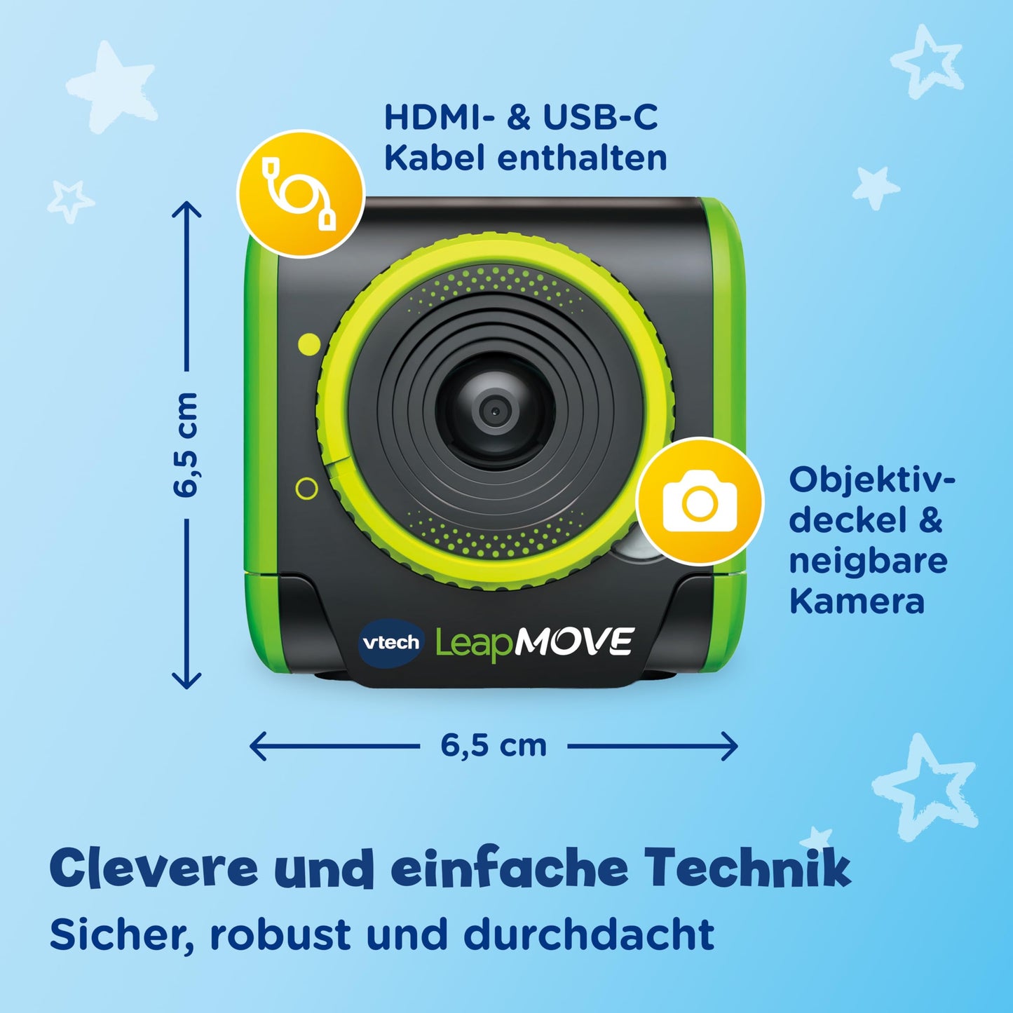 VTech LeapMOVE Consolă de jocuri interactive cu mișcare pentru copii de la 4 ani (limba germană)
