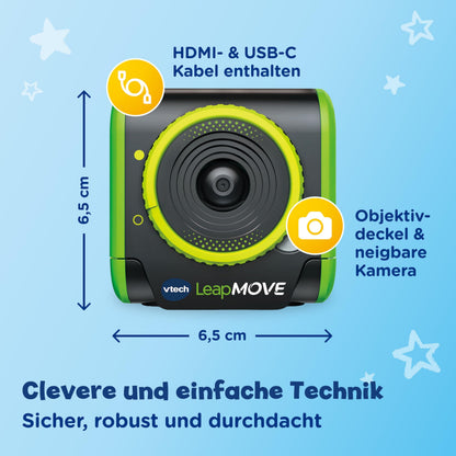 VTech LeapMOVE Consolă de jocuri interactive cu mișcare pentru copii de la 4 ani (limba germană)