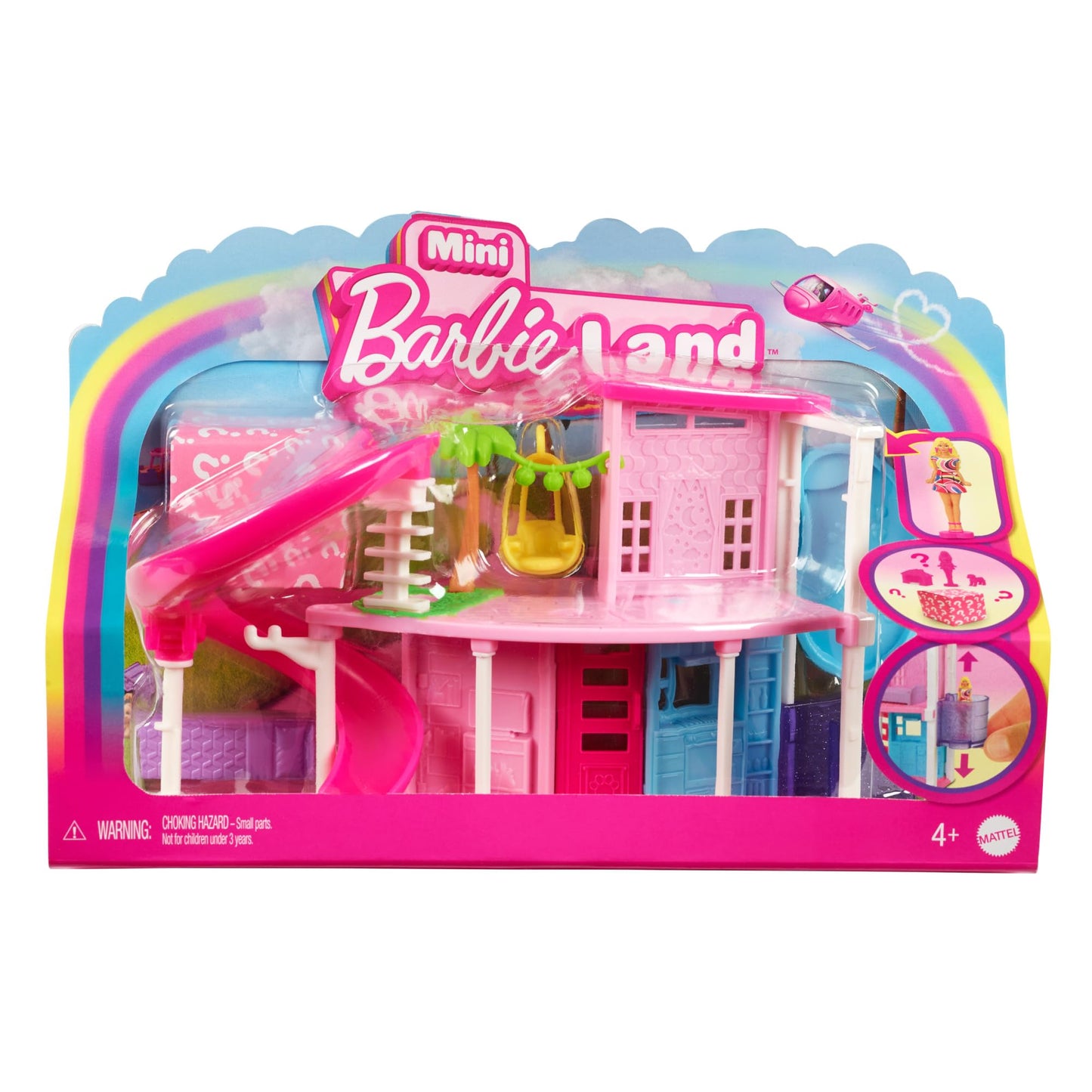 Set de joaca casuta si papusa Mini Barbie, BarbieLand HYF45