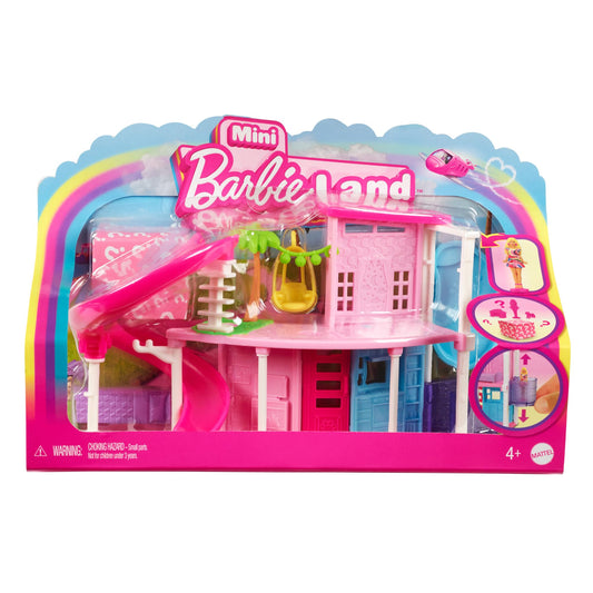 Set de joaca casuta si papusa Mini Barbie, BarbieLand HYF45