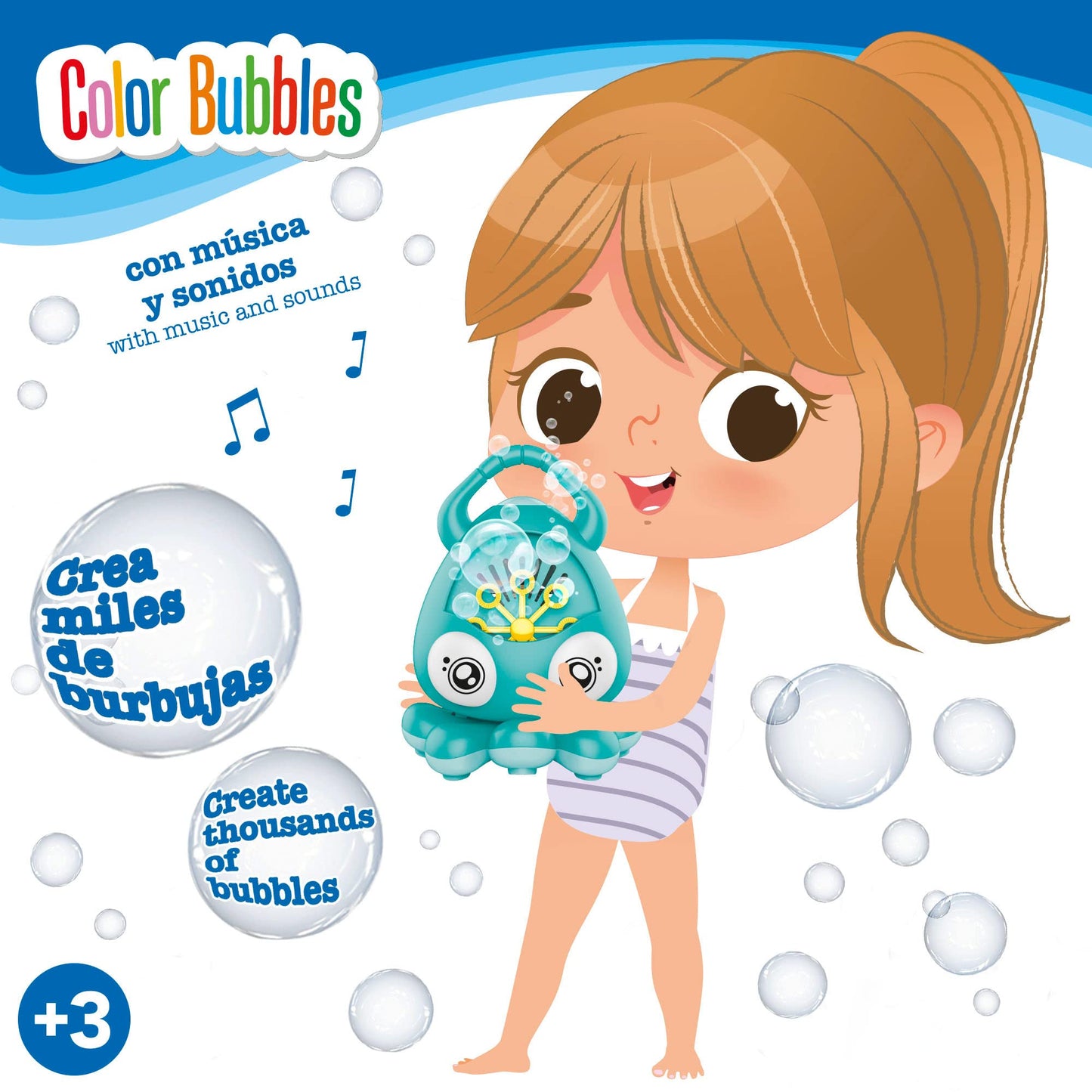 COLORBABY 49518, Jucarie interactiva pentru spuma baie.