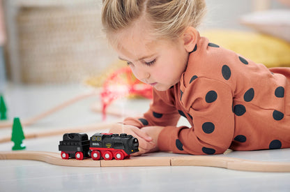 BRIO Tren cu Aburi cu baterii