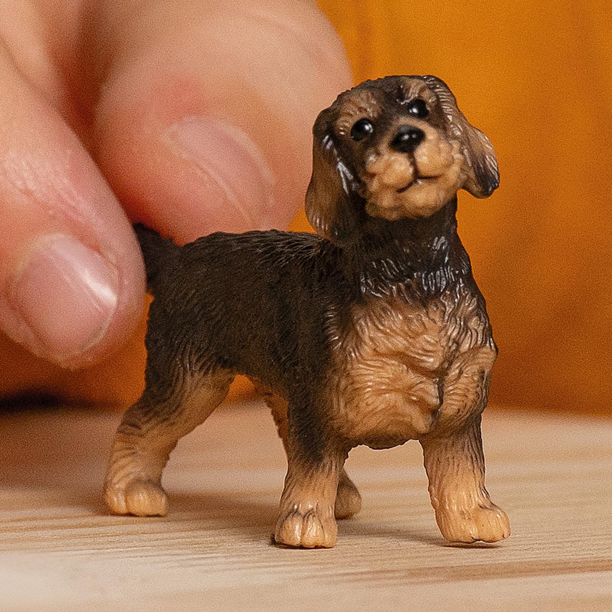 Schleich 13972 Figurina Rauhaardackel, Farm World, 3+ ani
