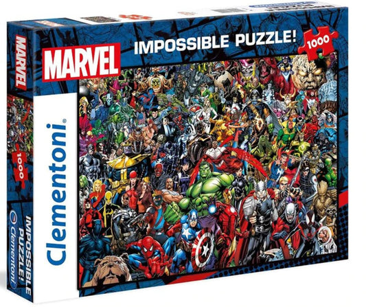 Clementoni 39411 Puzzle Marvel Imposibil, 1000 piese, 14+ ani