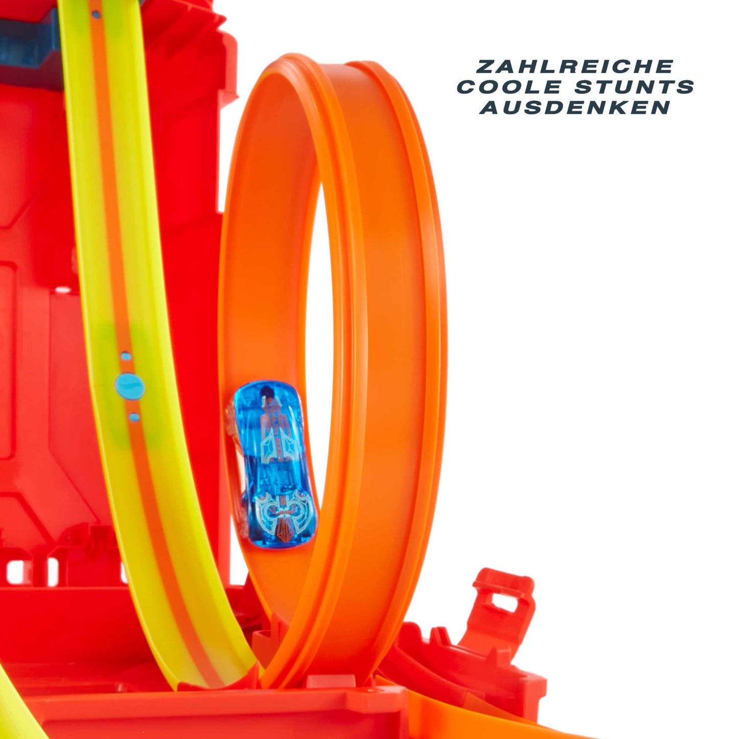 Hot Wheels HDX78 Set de curse cu pistă și cascadorii cu rezervor de benzină 6+ ani